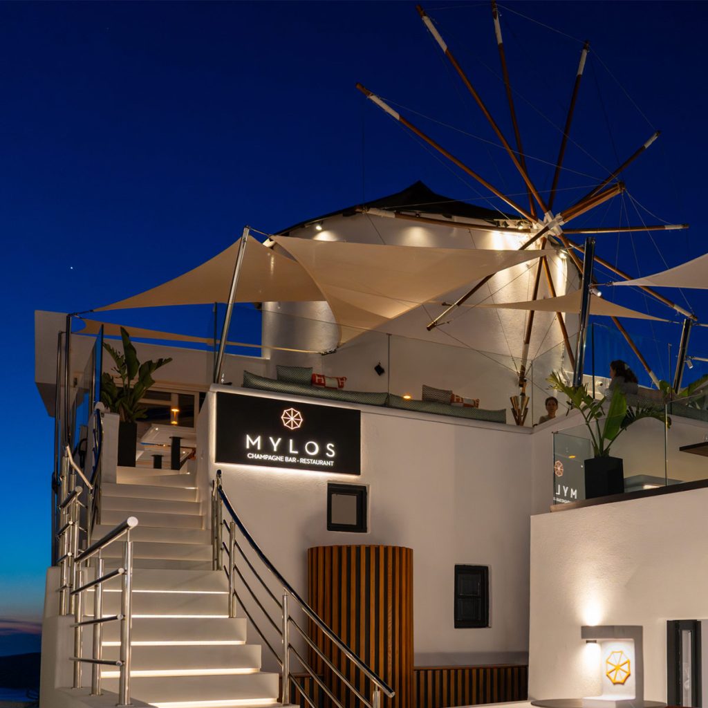 Mylos on Santorini Island